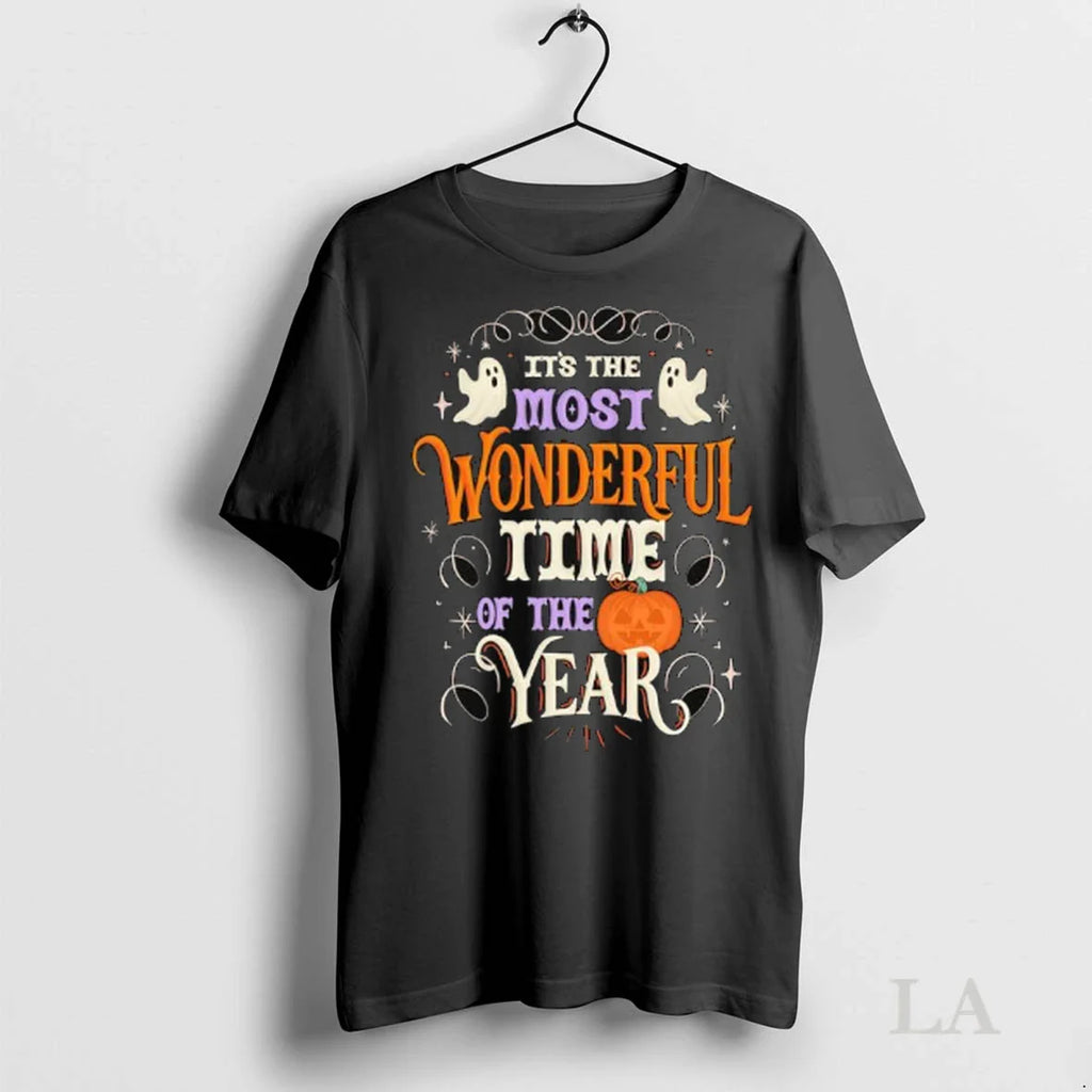 Original Its The Most Wonderful Time Of The Year Halloween Ghosts Pumpkin Ladies