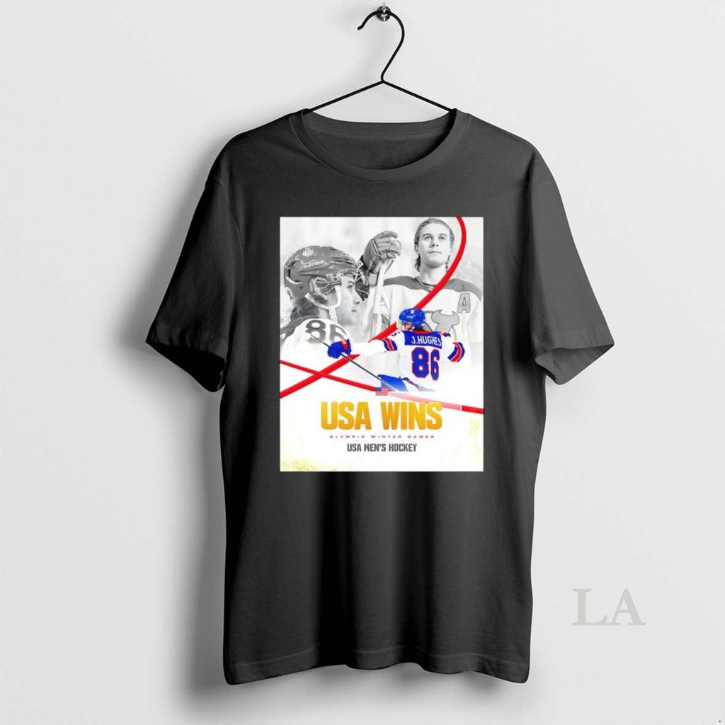 Original Jack Hughes Usa Mens Hockey Win 2026 Olympic Winter Games