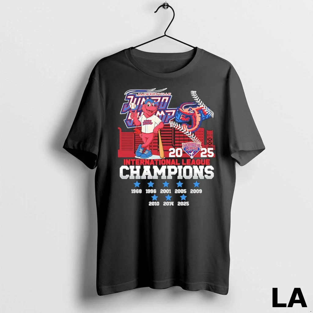 Original Jacksonville Jumbo Shrimp 2025 International League 8x Champions Mascot