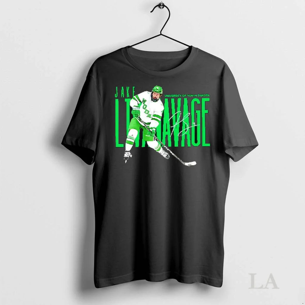 Original Jake Livanavage Player University Of North Dakota Athletics Signature Ladies