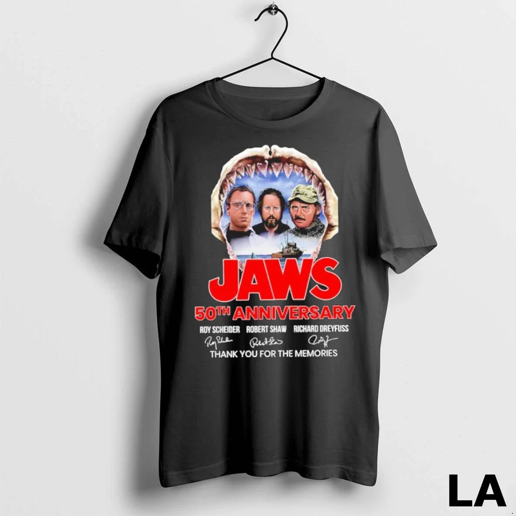 Original Jaws 50th Anniversary Roy Scheider Robert Shaw Richard Dreyfuss Signature