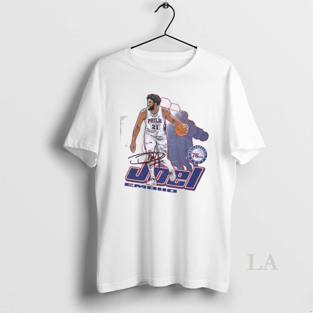 Original Joel Embiid 21 Philadelphia 76ers Retro Signature