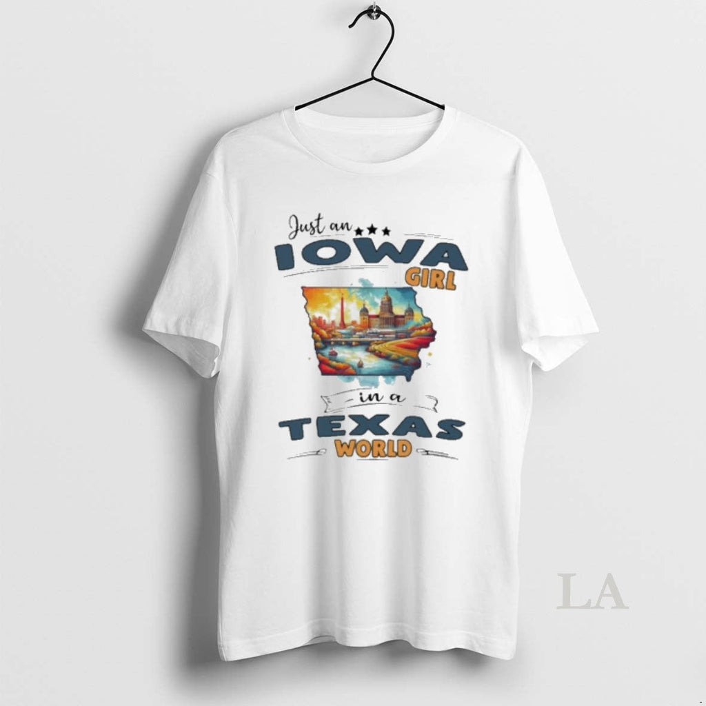 Original Just An Iowa Girl In A Texas World Retro