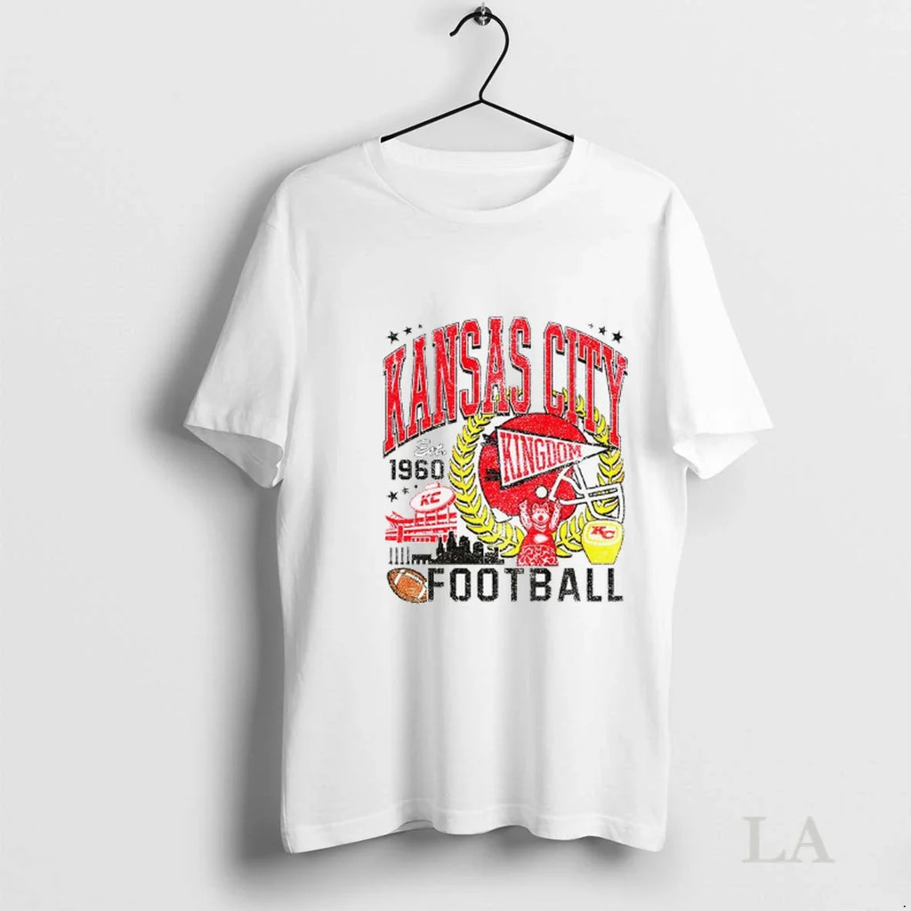 Original Kansas City Chiefs Football Kingdom Est 1960