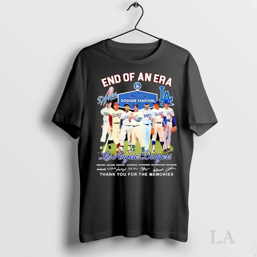 Original La Dodgers End Of An Era Thank You For The Memories Signature