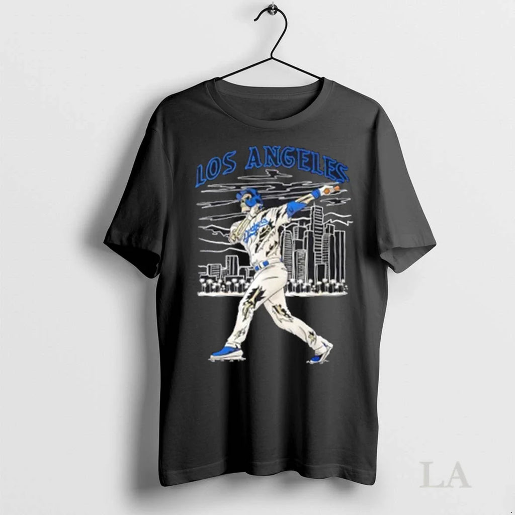 Original Los Angeles Dodgers Moon Shot Halloween Skeleton