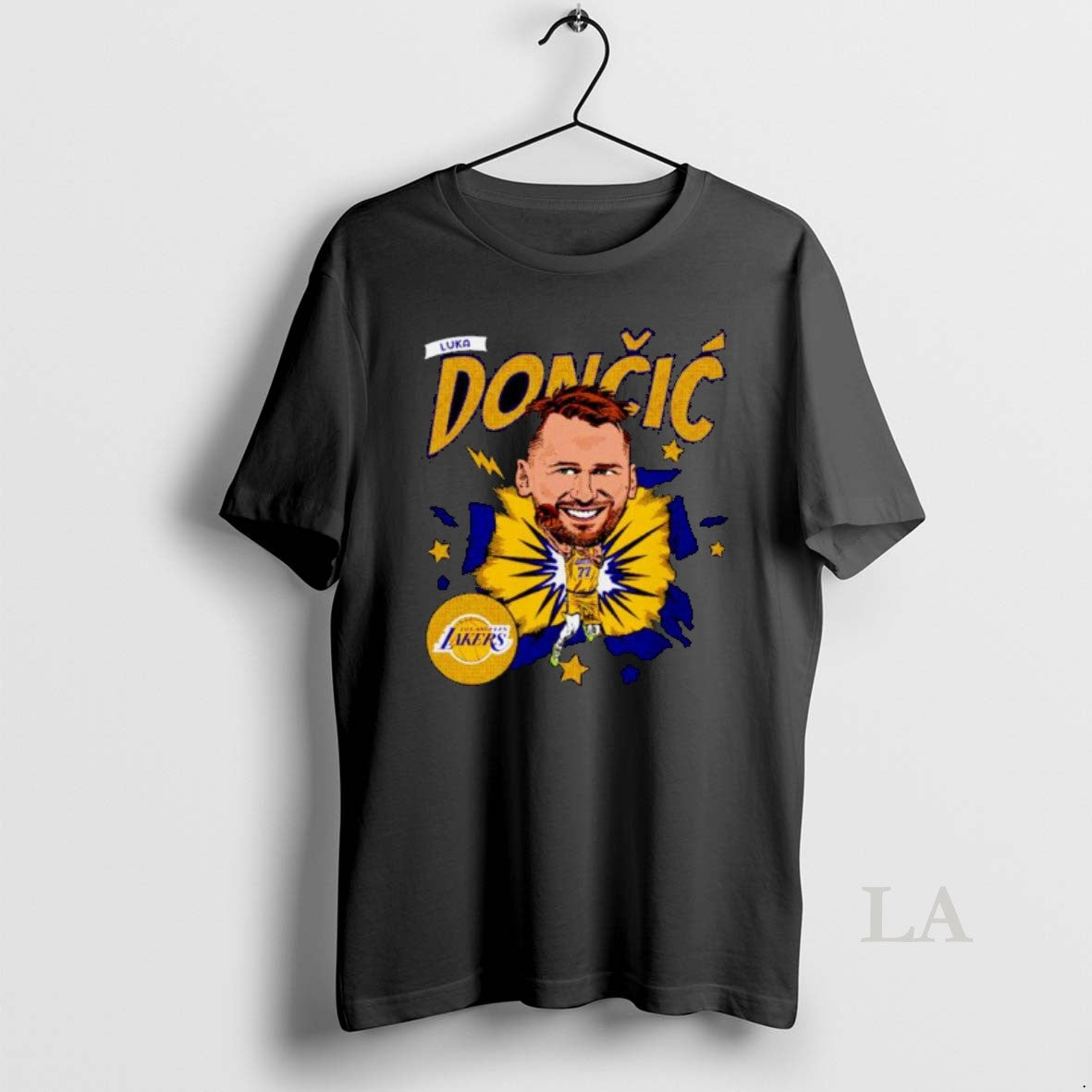 Original Luka Doncic Nba Los Angeles Lakers Caricature Ornaments