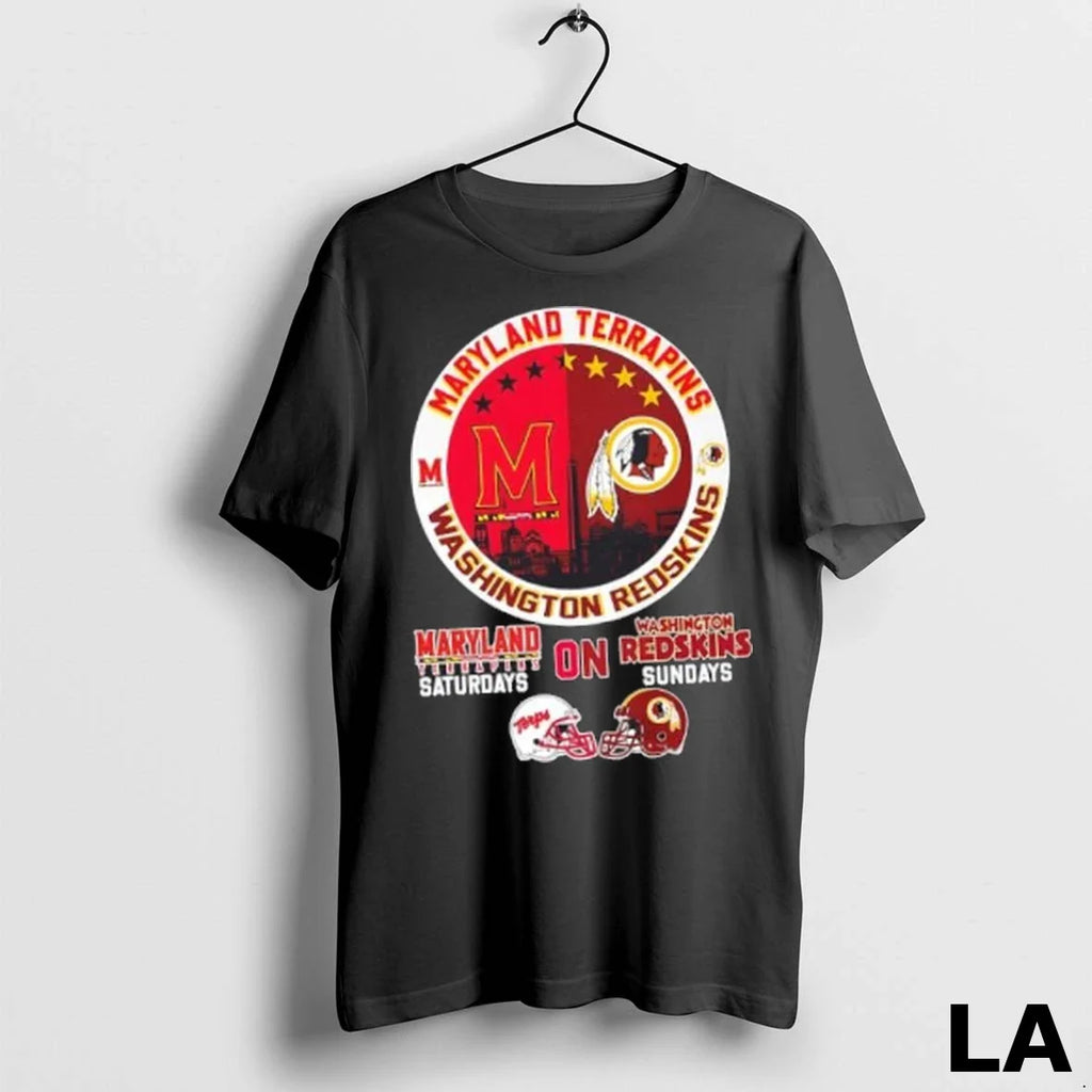 Original Maryland Terrapins Saturdays On Washington Redskins Sundays Skyline