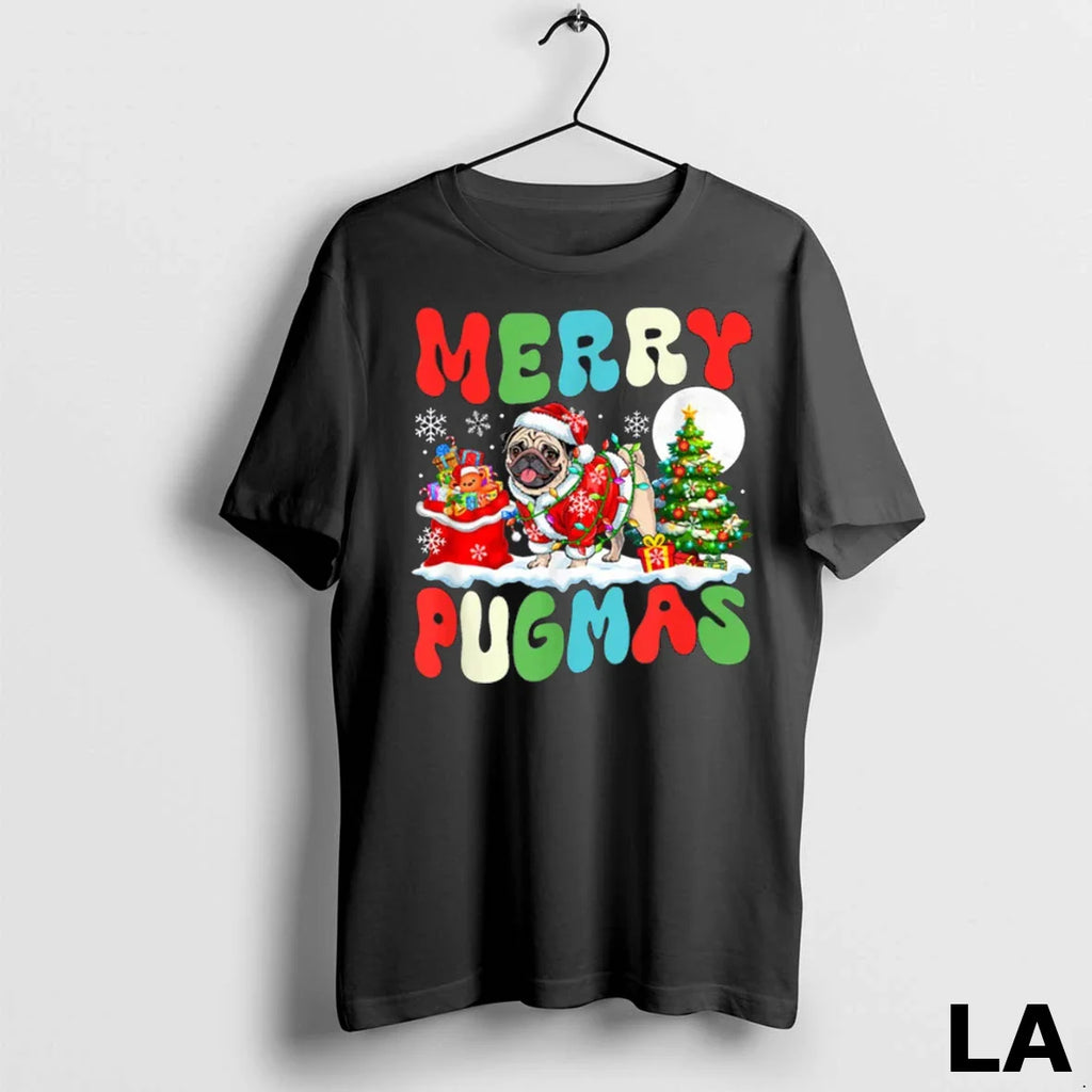 Original Merry Pugmas Christmas Santa Pug Colorful Costume Owner