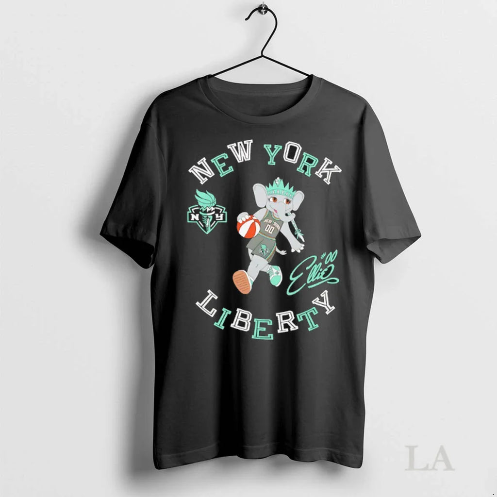 Original New York Liberty Ellie Mascot Numero Uno Signature
