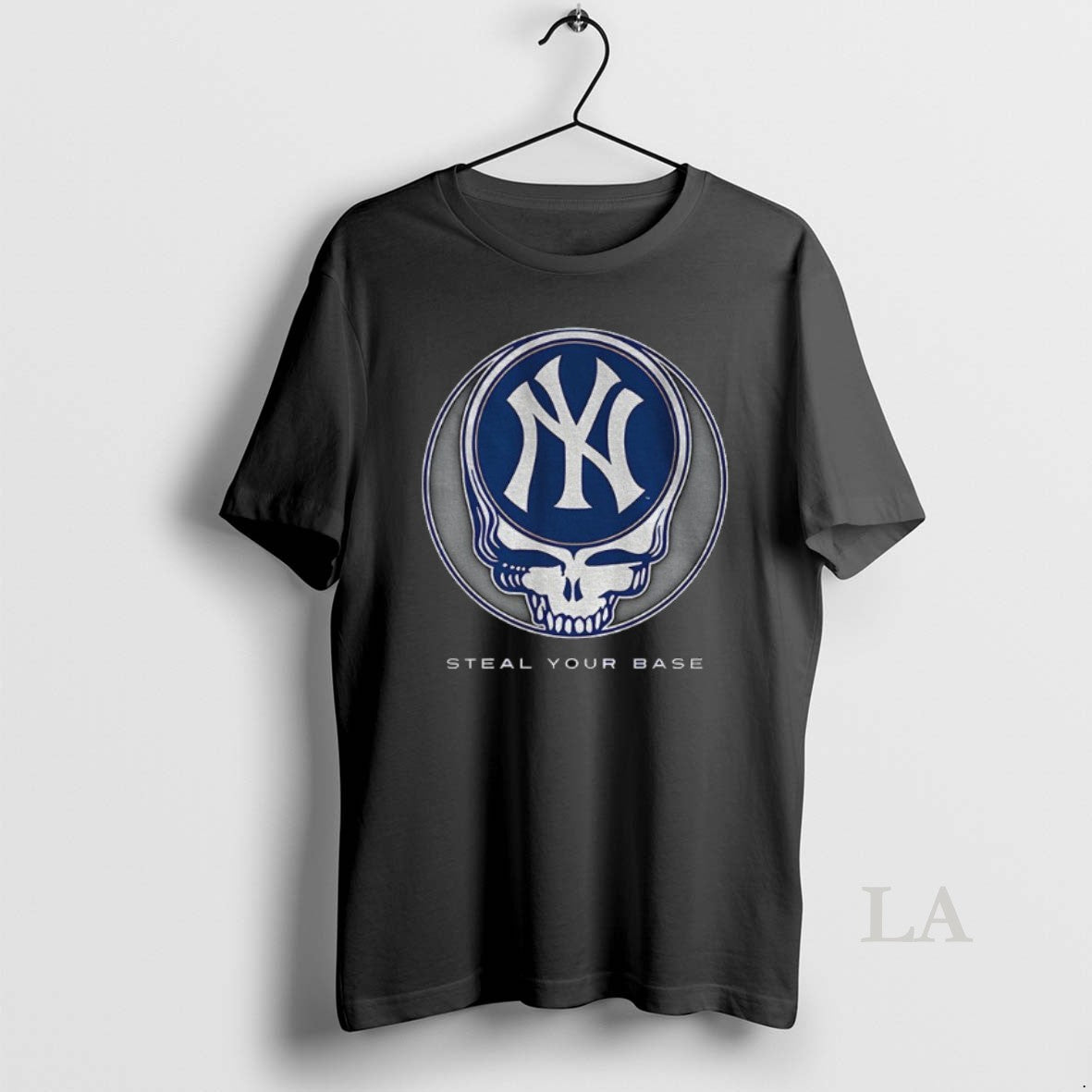 Original New York Yankees Steal Your Base Grateful Dead Skull Mlb