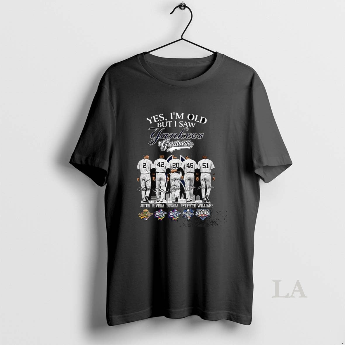 Original New York Yankees Yes Im Old But I Saw Yankees Greatness Signature Skyline