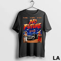 Original No Future Outatime Retro 80s Arcade Back To The Future Style Long Sleve