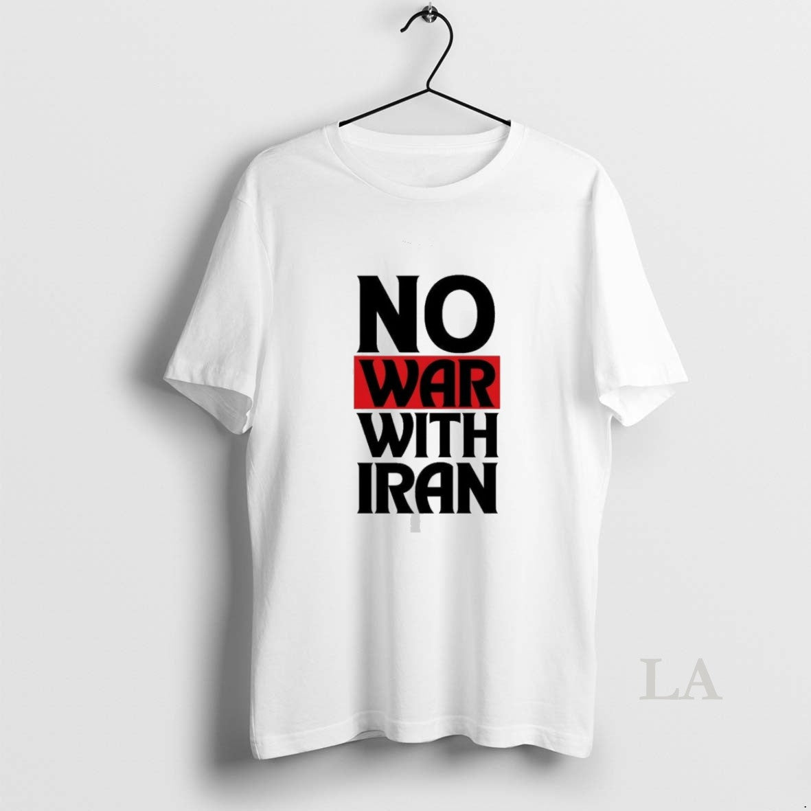 Original No War With Iran Matte Vertical Peace Protest