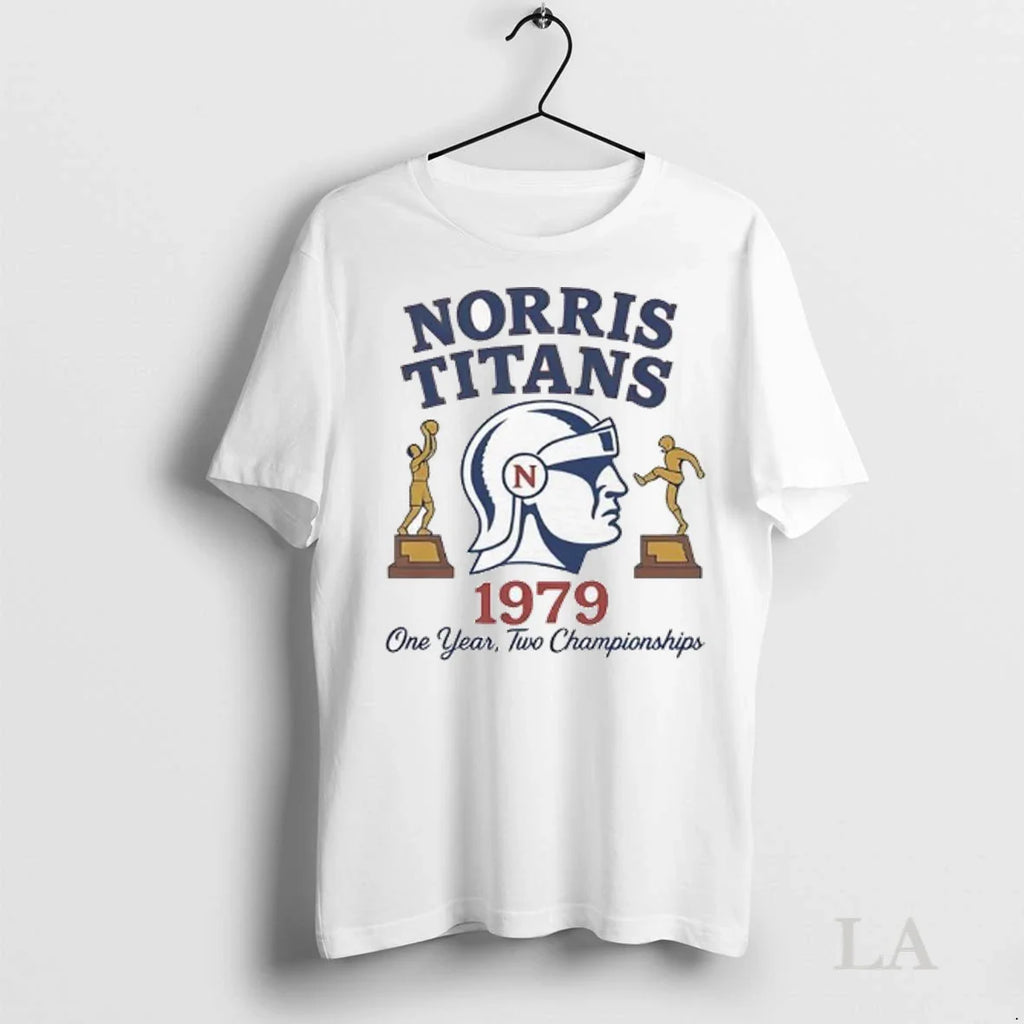 Original Norris Titans 1979 One Year Two Championships Two Trophies Ladies