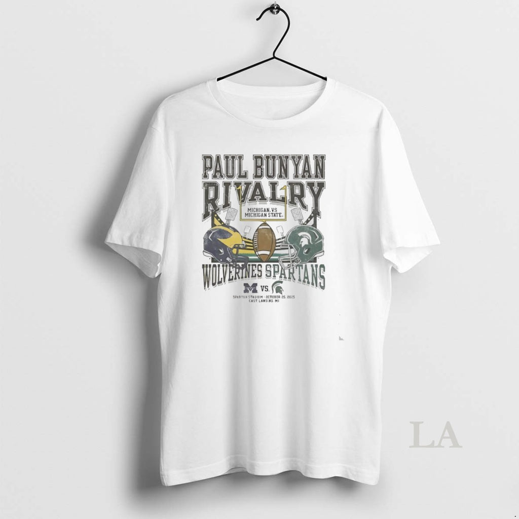 Original Paul Bunyan Rivalry 2025 Michigan State Spartans Vs Michigan Wolverines