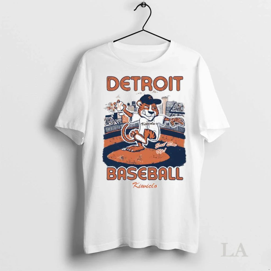 Original Paws Mascot Of The Detroit Tigers Baseball Team Eat Em Up Ladies