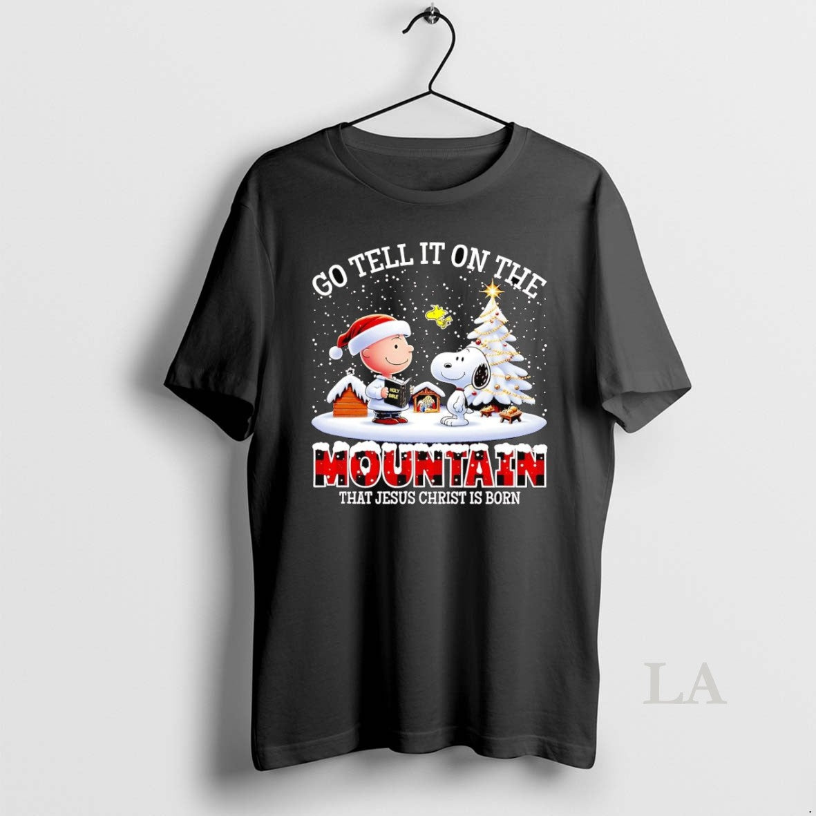 Original Peanuts Go Tell It On The Mountain That Jesus Christ Is Born Christmas