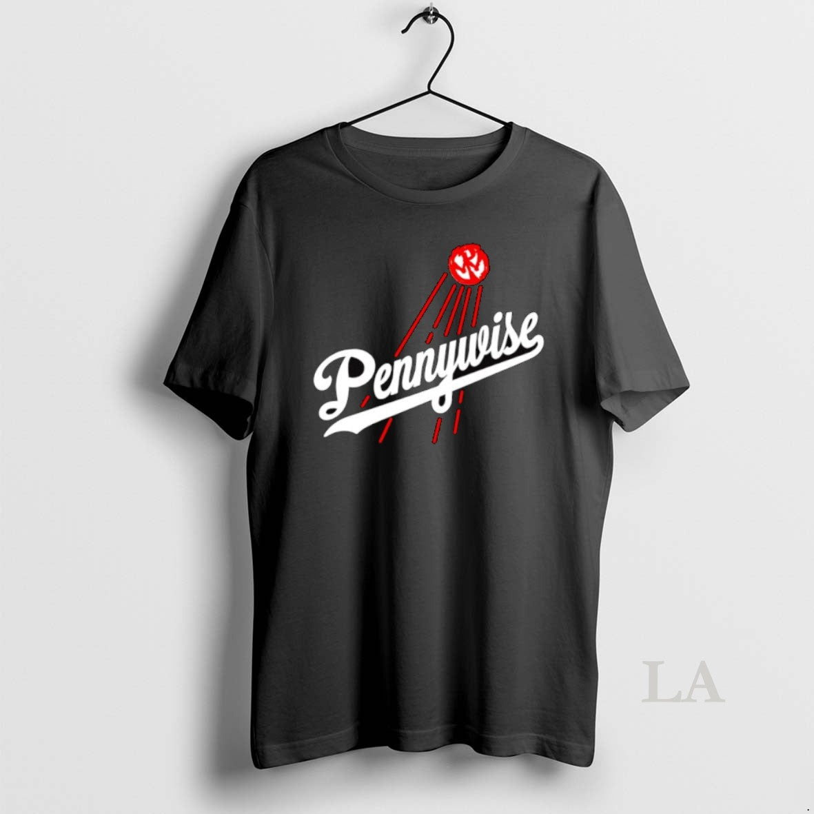 Original Pennywise X Los Angeles Dodgers Baseball Logo