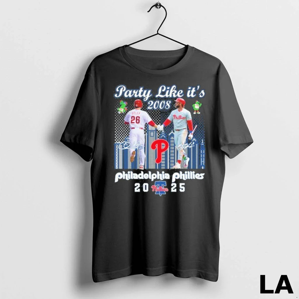 Original Phillies Party Like Its 2008 Player Signature Philadelphia Phillies 2025