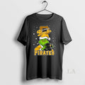 Original Pittsburgh Pirates Baseball Grinch Holding Helmet Christmas