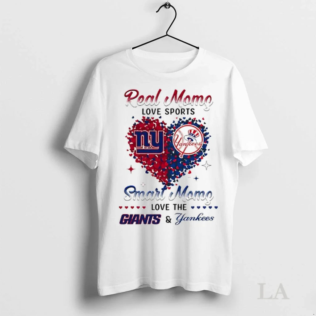 Original Real Women Love Sports Smart Women Love The New York Giants New York Yankees