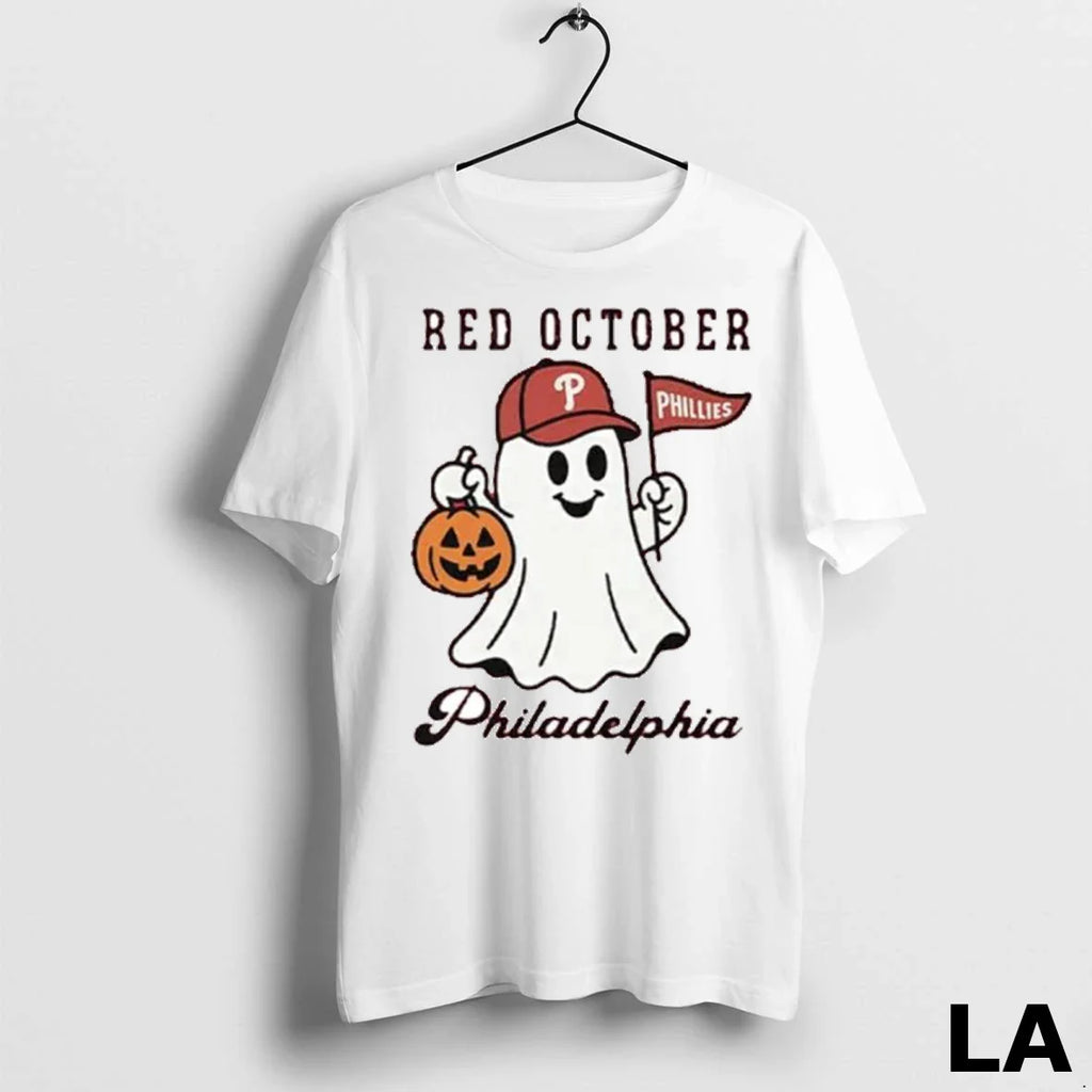 Original Red October Philadelphia Phillies Halloween Ghost Ornaments