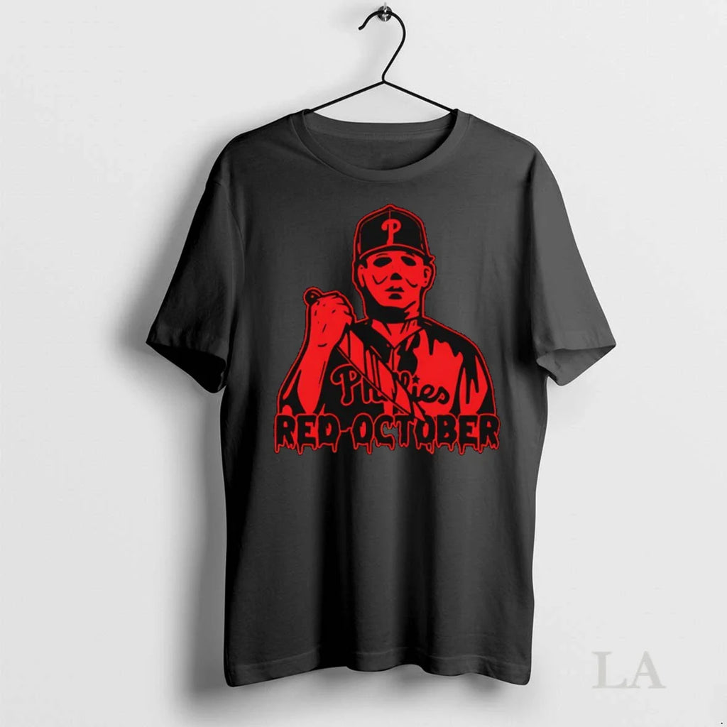 Original Red October Philadelphia Phillies Michael Myers Halloween