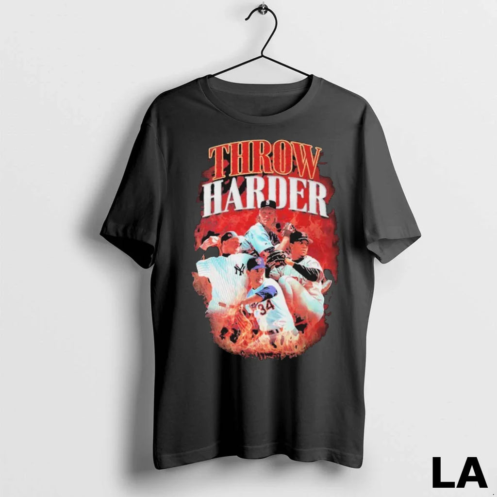 Original Rich Harden Throw Harder Texas Rangers Seattle Mariners Boston Red Sox New York Yankees