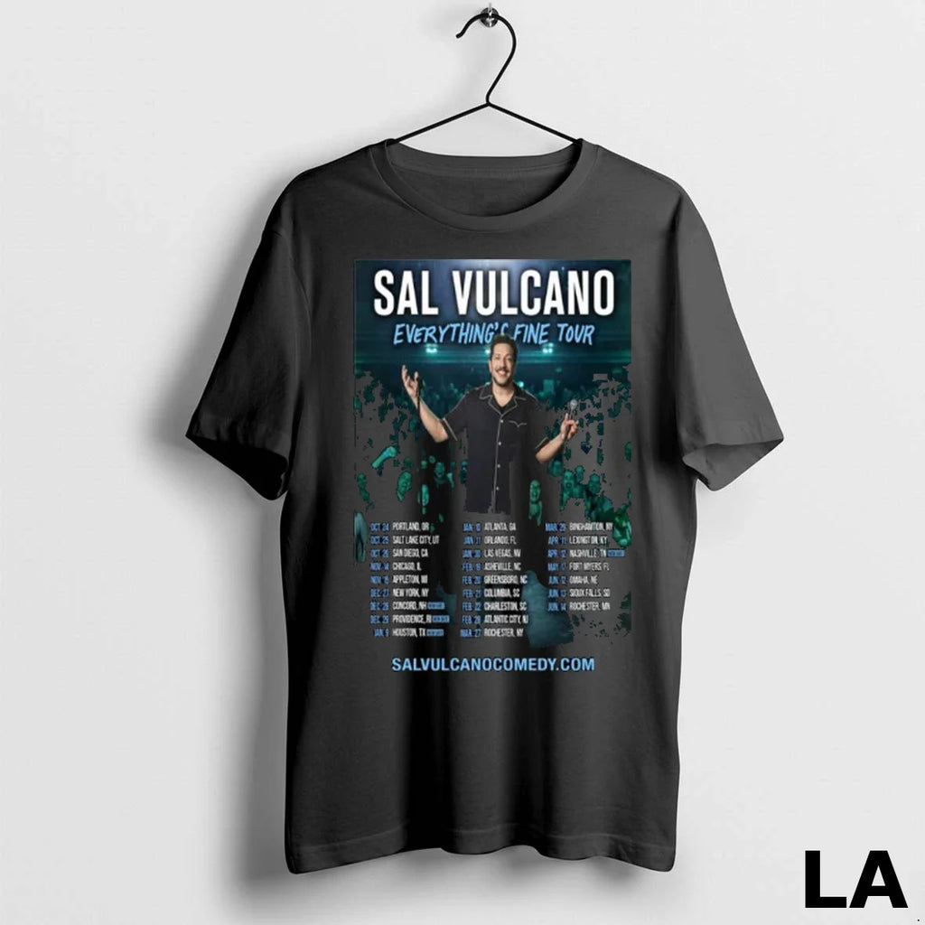 Original Sal Vulcano Everythings Fine Tour 2025 2026 Long Sleve
