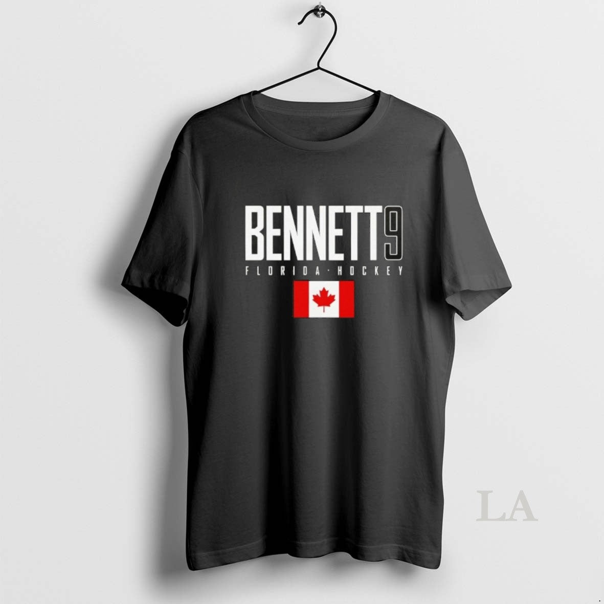 Original Sam Bennett 9 Florida Panthers Canada Flag Elite