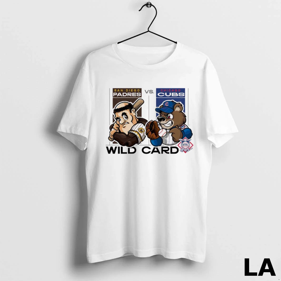 Original San Diego Padres Vs Chicago Cubs 2025 Mlb Wild Card Mascots Graphic