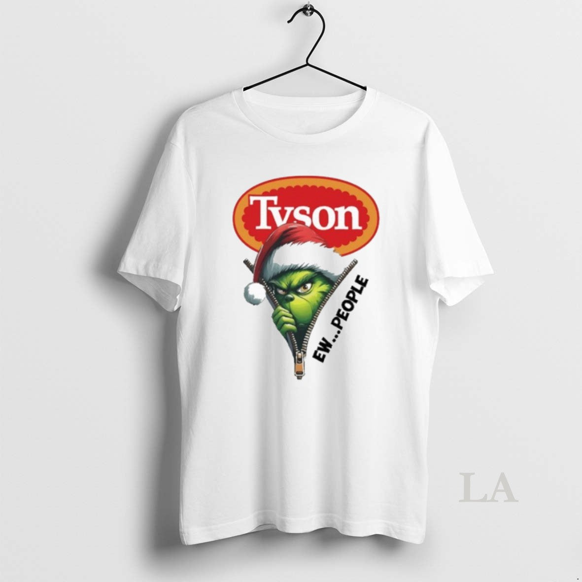 Original Santa Grinch Tyson Logo Ew