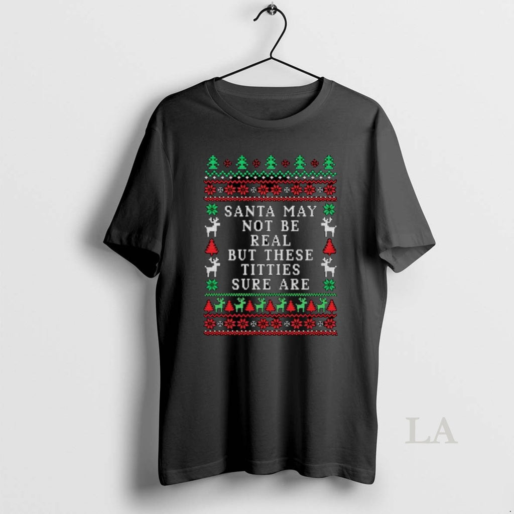 Original Santa May Not Be Real But These Titties Sure Are Ugly Christmas Ornaments