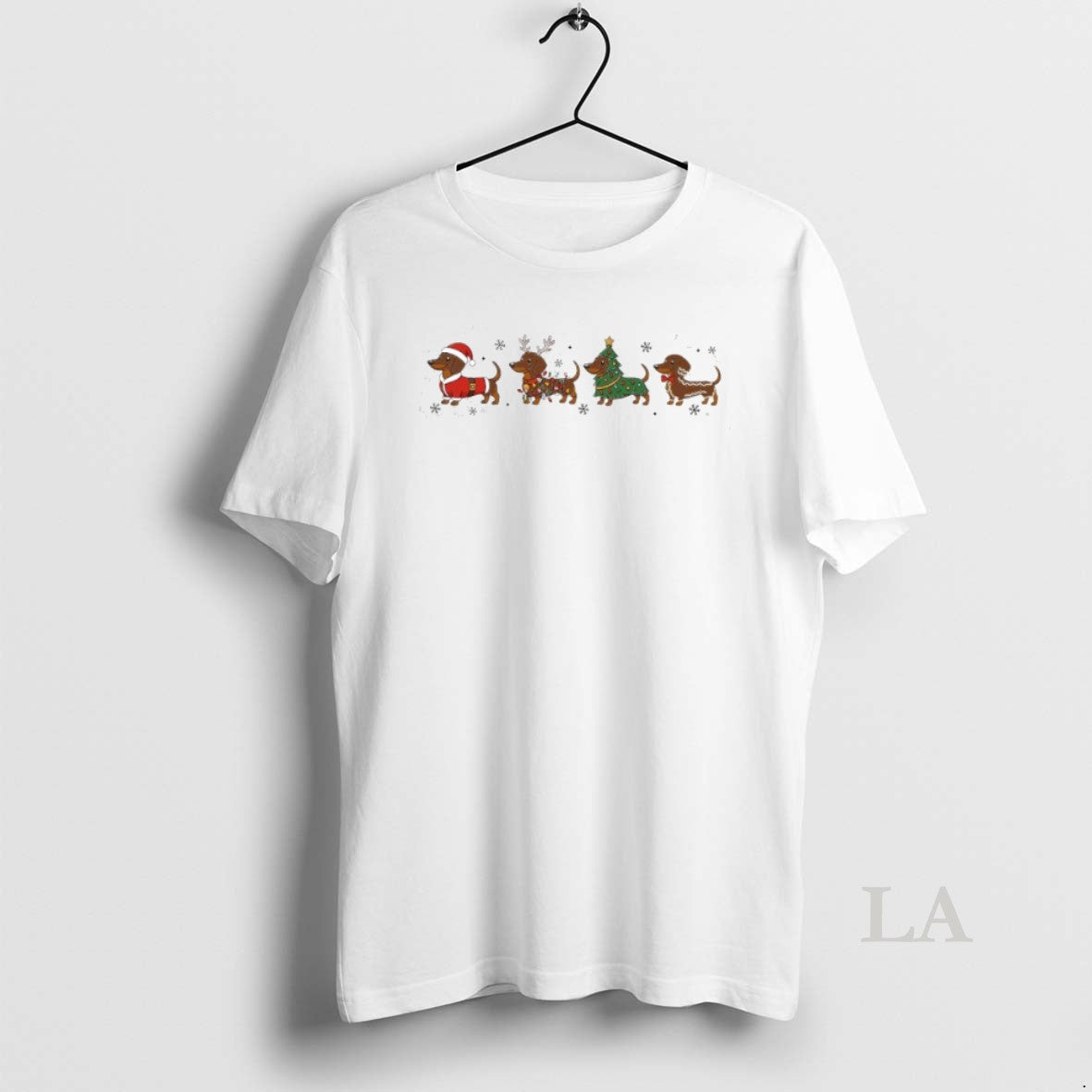 Original Santa Sausage Dogs Light Christmas
