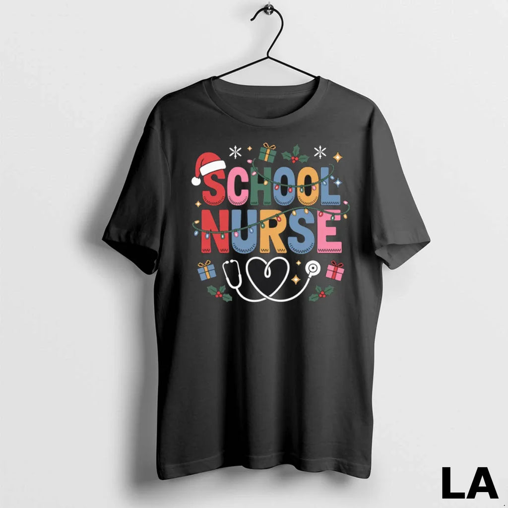 Original School Nurse Christmas Santa Cap Nursing Humor Xmas
