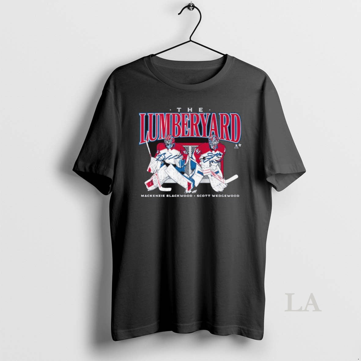 Original Scott Wedgewood And Mackenzie Blackwood The Lumberyard Colorado Avalanche