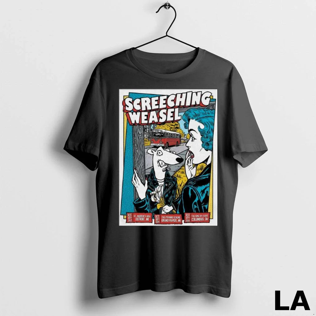Original Screeching Weasel October 15 2025 Saint Andrews Hall Detroit Mi Long Sleve
