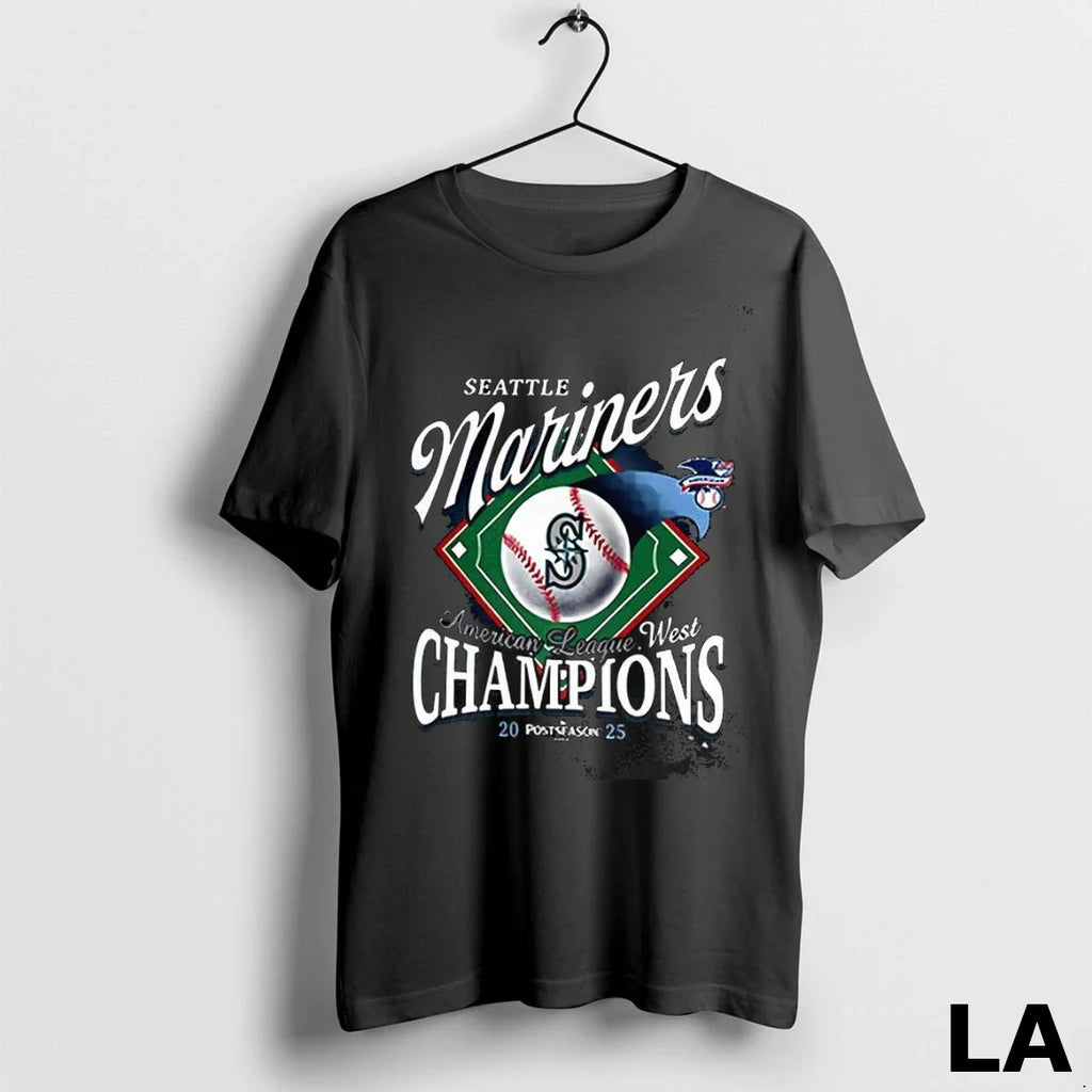 Original Seattle Mariners 2025 Amnerican League West Division Champions