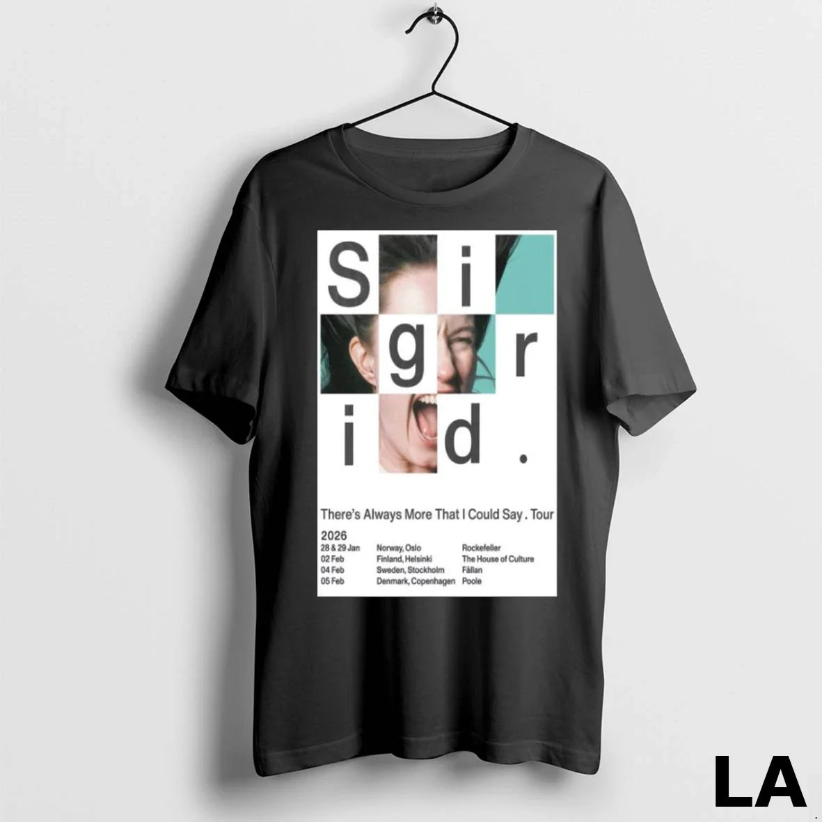 Original Sigrid Theres Always More That I Could Say Tour 2026 Long Sleve