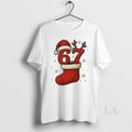 Original Six Seven Christmas 67 Stocking Santa Reindeer