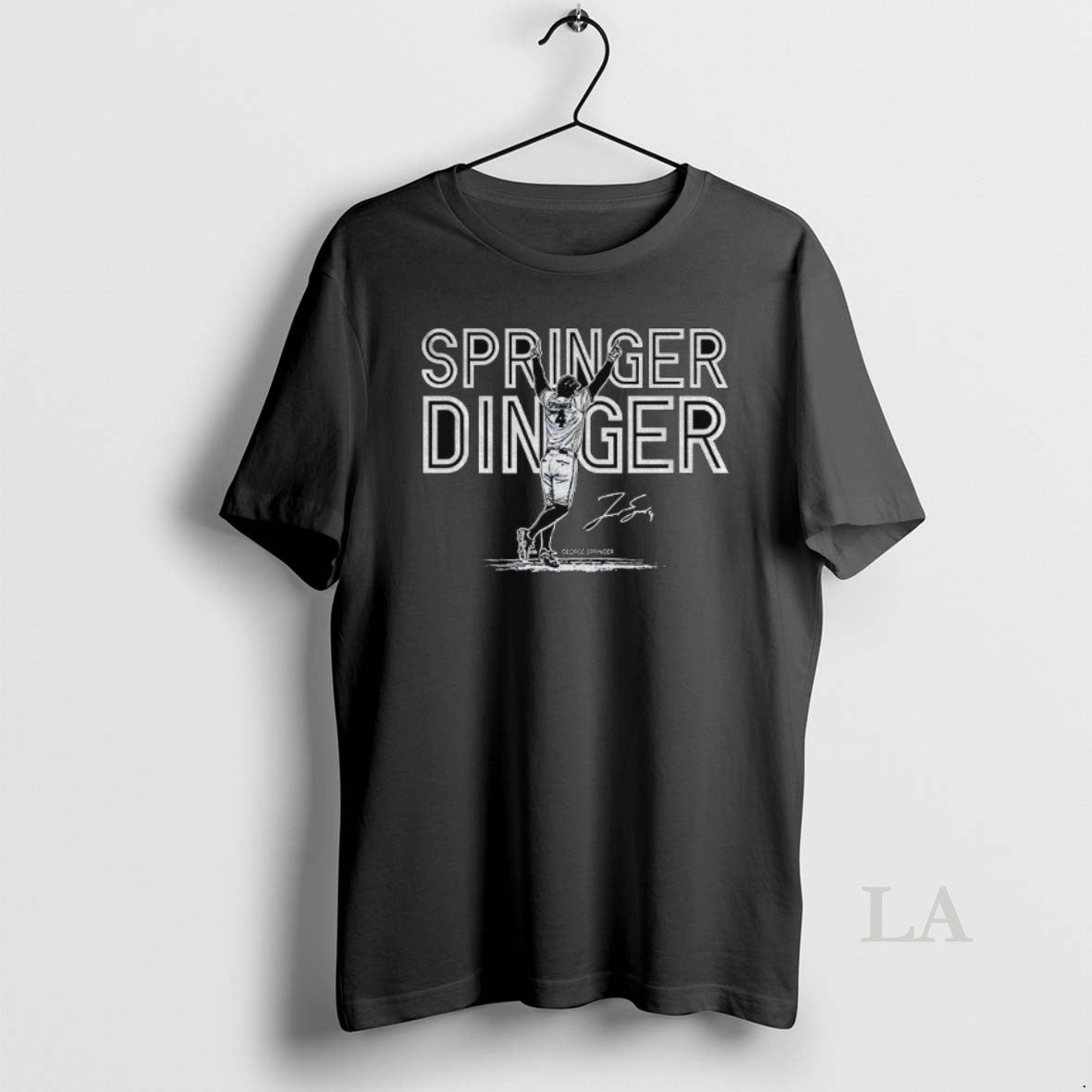 Original Springer Dinger Ftw Toronto Blue Jays Mlb Baseball Signature