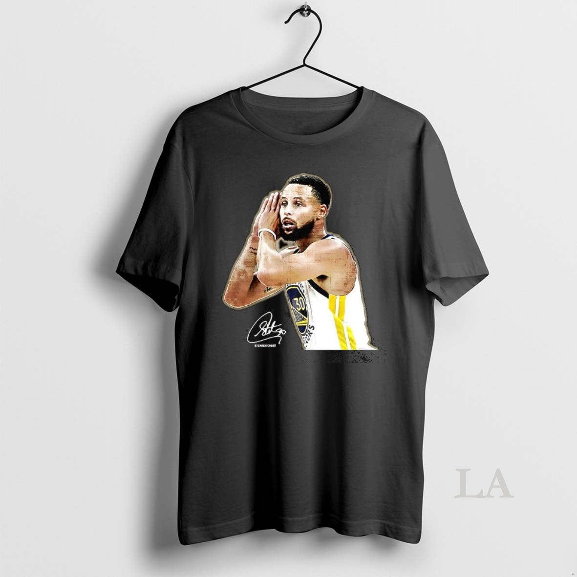 Original Stephen Curry Golden State Warriors Nba Signal Portrait Signature