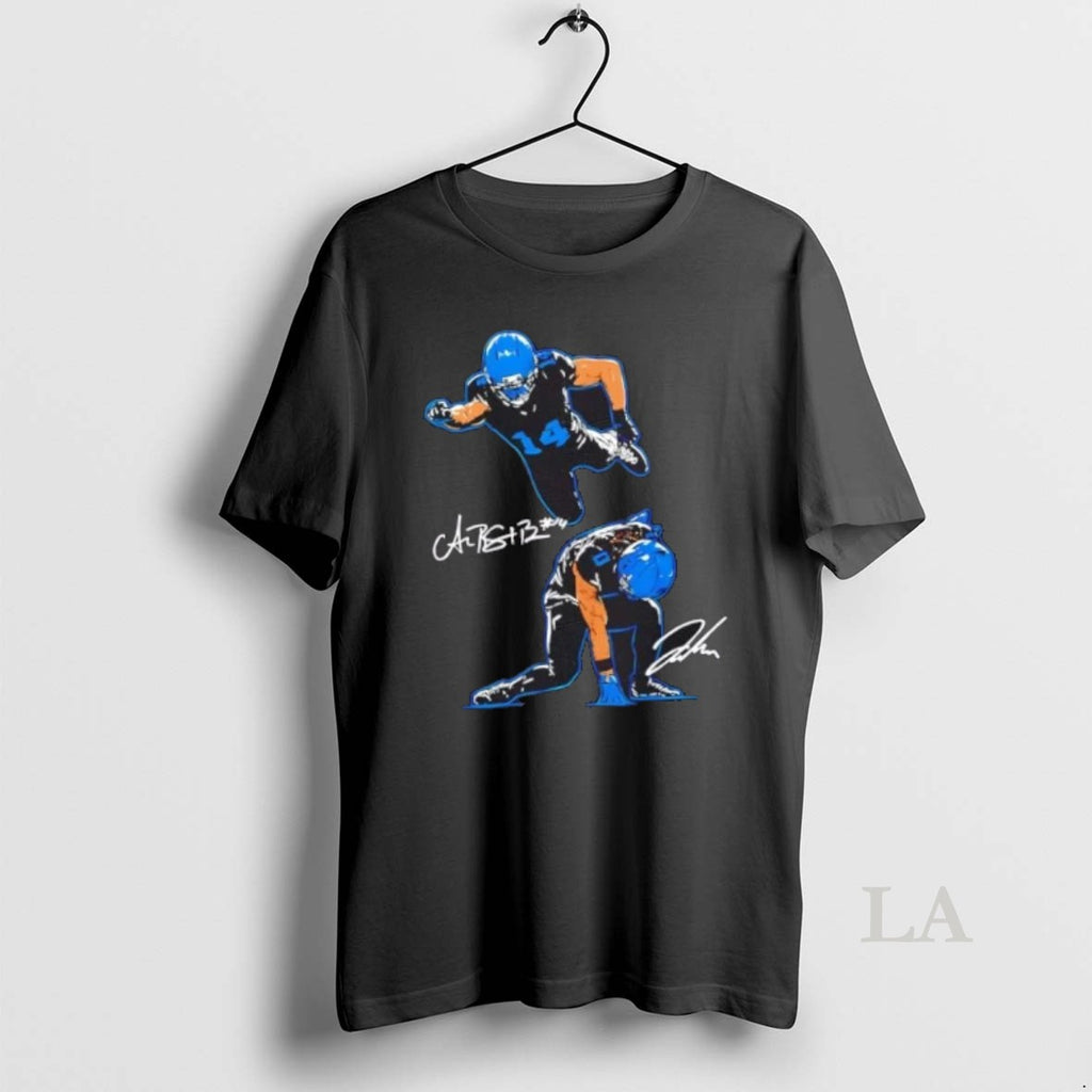 Original Superbrown And Spidergibbs Detroit Lions Logo 2 Sided