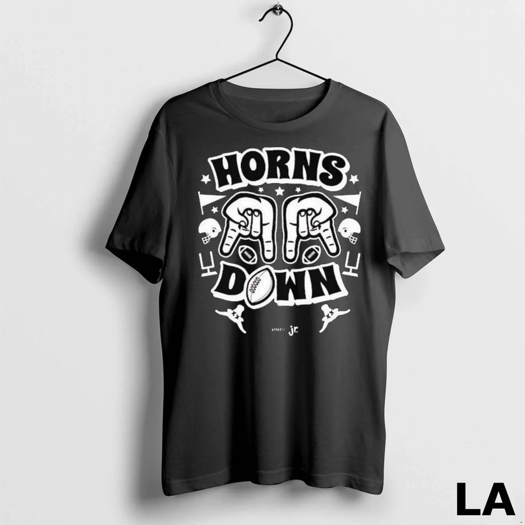 Original Texas Am Aggies Horns Down Long Sleve