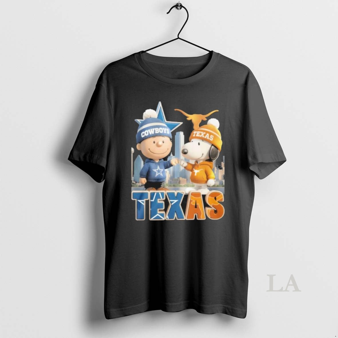 Original Texas Dallas Cowboys Vs Texas Longhorns The Peanuts Fist Bump