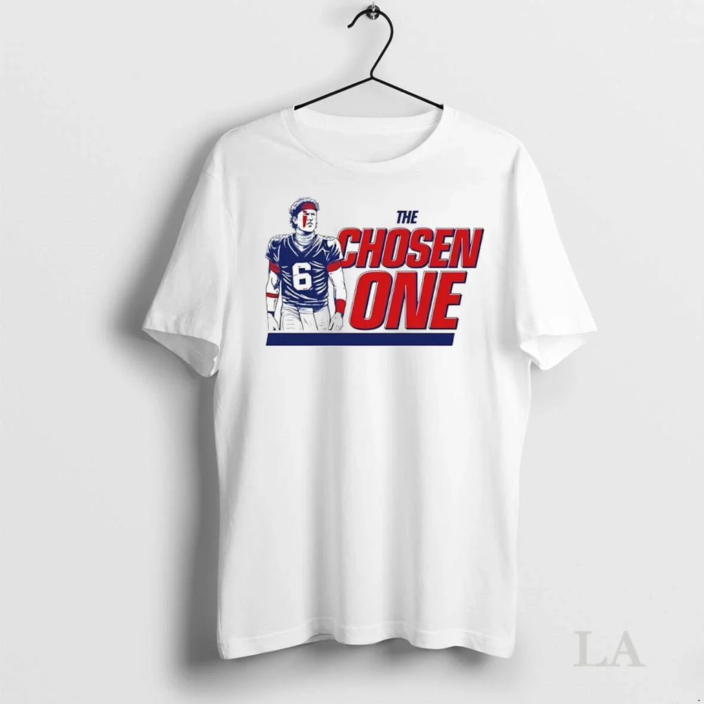 Original The Chosen One Jaxson Dart New York Giants Bloody