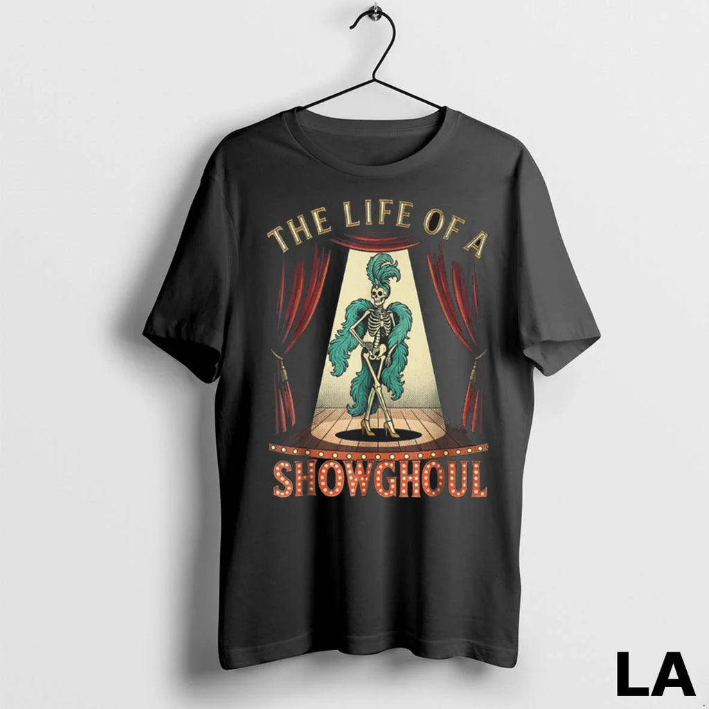 Original The Life Of A Showghoul Halloween Show Skeleton Girl Retro