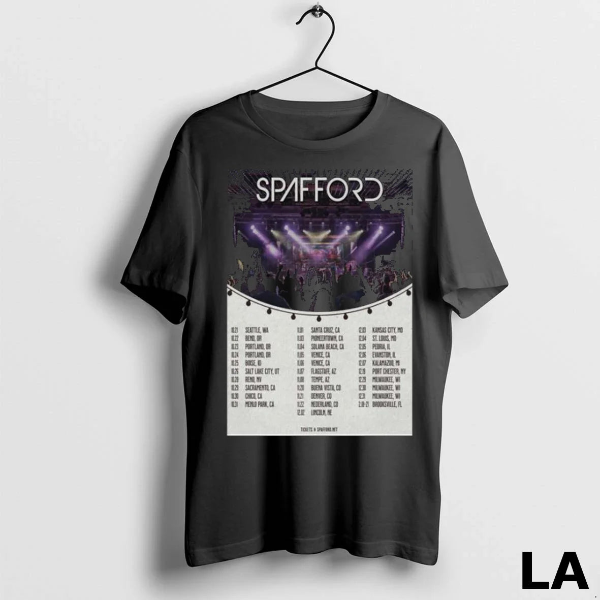 Original Tour Spafford October November December 2025 Long Sleve