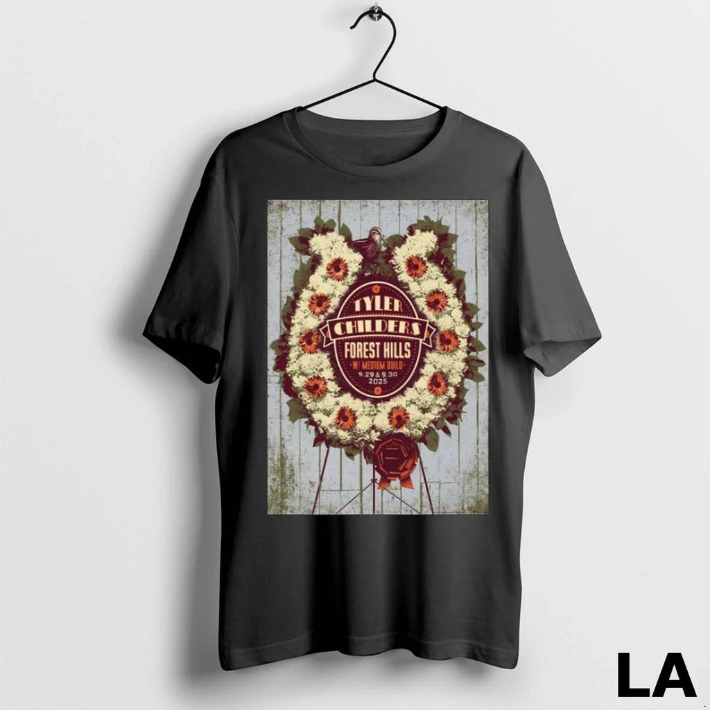 Original Tyler Childers September 29 30 2025 Forest Hills Event Long Sleve
